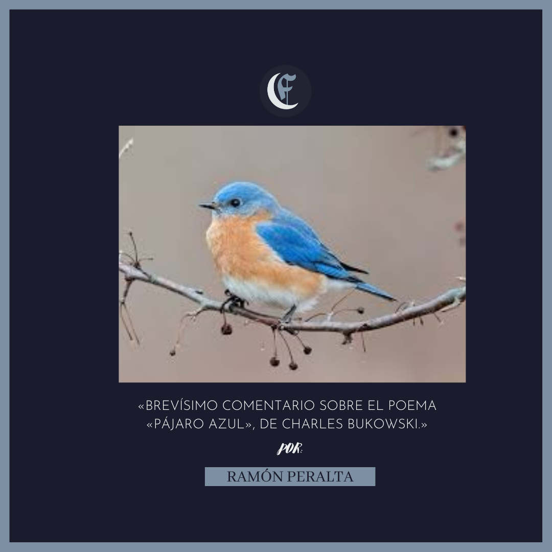 Brevísimo comentario sobre el poema «Pájaro azul», de Charles Bukowski.