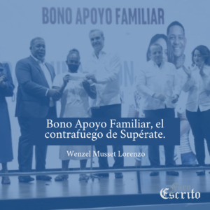Bono Apoyo Familiar, el contrafuego de Supérate.
