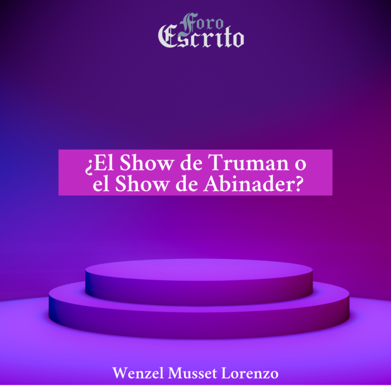 Lee más sobre el artículo ¿El show de Truman o el Show de Abinader?